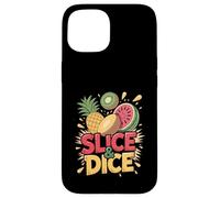 Fetta Dadi Ananas Kiwi Anguria Divertimento Custodia per iPhone 15