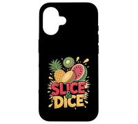Fetta Dadi Ananas Kiwi Anguria Divertimento Custodia per iPhone 16