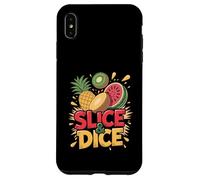 Fetta Dadi Ananas Kiwi Anguria Divertimento Custodia per iPhone XS Max