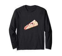 Fetta di Cheesecake alla Fragola - Delizioso Dessert Maglia a Manica