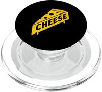 Fetta di formaggio audace grafica minimale per gli amanti del cibo design PopSockets PopGrip per MagSafe