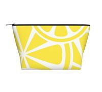 Fetta Di Limone Giallo, Borsa da toilette Borsa per trucco Borsa per cosmetici Borsa da toilette da viaggio portatile