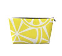 Fetta Di Limone Giallo, Borsa da toilette Borsa per trucco Borsa per cosmetici Borsa da toilette da viaggio portatile