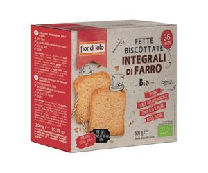 Fette Biscottate Integrali di Farro Bio
