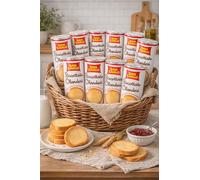 Fette Biscottate Olandesi Dorate e Croccanti Ideali per Colazione e Spuntini Confezione Scorta da 12 Pacchi da 125 g Friabili e Leggere Perfette con Marmellata Miele Creme Spalmabili Burro o Yogurt