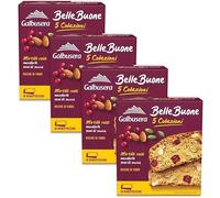 Fette Biscottate Spesse Integrali per Colazione con Mirtilli Rossi Mandorle e Semi di Zucca Ricche di Fibre Confezioni Monoporzione Colazione Croccante e Nutriente (4 confezioni da 200 g)