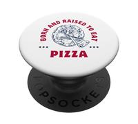 Fette di pizza: nato e cresciuto per mangiare la pizza. PopSockets PopGrip Adesivo