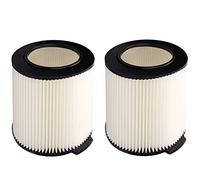 Fette Filter -VF4000 Filtro di ricambio per aspirapolvere da 5-20 galloni e più grande, compatibile con Ridgid 72947 Wet Dry Vacs da 5 a 20-Gal, Husky Vacs da 6 a 9 Gal, Craftsman 17816. (2QTY)