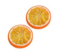 Fette limone finte in plastica PVC per esposizione torte e visual merchandising Decorazione realistica limone