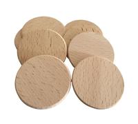 Fette per l'artigianato del legno Plywood Circle Cutouts 50mm Diameter 3.5mm Thickness Pack Of 5