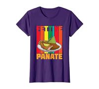 Fettine Panate Italy Italian Schnitzel Pasta Milano Maglietta, Donna, Viola, S