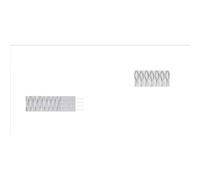 Fettuccia Arricciatenda Hexanyl Fascia per Tende Vari Modelli Bianca o Trasparente, Nastro Hexanyl Vendita al Metro lineare - Colore Fettuccia: Bianca, MODELLO E ALTEZZA: FET-170-EX ALTEZZA 17 CM