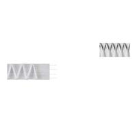 Fettuccia Arricciatenda VANITY Fascia Per Tende Vari Modelli Bianca o Trasparente, Nastro VANITY vendita al metro lineare - Colore Fettuccia: Trasparente, MODELLO E ALTEZZA: FET-170-VA-T TRASPARENTE A