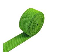 Fettuccia Cotone 3 Metri 20-38mm 2mm Nastri di Tessitura in Cotone Zaino Cintura Nastro Poliestere Cinghie for Bagagli Bias Binding Accessori Fai da Te(13Green,38mm)