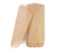 Fettuccia di Canna Sedile per Sedia Vienna Thonet Sostituzione,Rattan Rotolo Paglia di Vienna per Sedie e Sgabelli,Nastro in Rattan Natuaral Foglio di Tessitura di Vimini Rete Aperta Pre-tessuta ( Siz