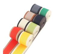 Fettuccia di cotone 4 pezzi 38 mm Fettuccia di cotone colorato Guinzaglio largo 1 1/2 pollice for cappelli/abbigliamento/collare for animali domestici/maniglie di borse/accessori for cinture(ColorA8)