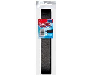 Fettuccia elastica multiuso da 3,5mt colore nero, banda elastica in cotone per cucito larghezza 15mm, nastro per cucito multiuso colore nero, banda elastica in cotone nera per lavori di cucito
