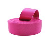 Fettuccia in cotone, Cinghia in nylon resistente multicolore 30-32 mm x 2 iarde(Rose)