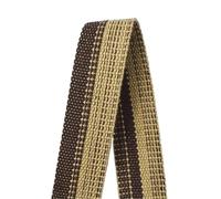 Fettuccia in cotone, cinghie in fettuccia, Polyester Cotton Webbing Strap Multicolor 1-5M x 20-34mm For DIY Sewing(CoffeeCamel-30mm,3Meters)