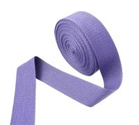 Fettuccia in cotone, cinghie in fettuccia, Polyester Cotton Webbing Tape 4 meters 1.3mm Multicolor 20-50mm(Purple,25mm)