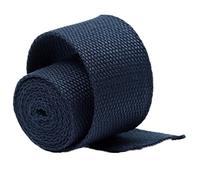 Fettuccia in cotone poliestere larghezza 20 mm multicolore 5-20 iarde(Navy Blue,20 yard)