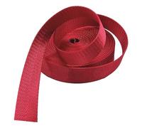 Fettuccia in polipropilene, cinghia in nylon da 1,5 pollici di larghezza mm spessore multicolore 5-50 iarde for guinzaglio for animali carico for zaino(Red,50 yard)