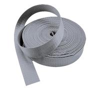 Fettuccia in polipropilene, cinghia in nylon da 1,5 pollici di larghezza mm spessore multicolore 5-50 iarde for guinzaglio for animali carico for zaino(Gray,10 yard)