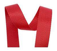 Fettuccia in polipropilene, cinghia in nylon da 1 pollice di larghezza, multicolor, dimensioni multiple for guinzaglio for animali carico(Red,10 yard)