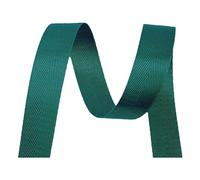 Fettuccia in polipropilene, cinghia in nylon da 1 pollice di larghezza, multicolor, dimensioni multiple for guinzaglio for animali carico(Dark Green,20 yard)