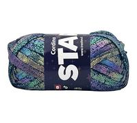 fettuccia SWAN STAR per realizzare borse handmade, filato leggero e resistente da 100g x 40m colorazioni cangianti, prodotto 95% polyestere e 5% spandex (fettuccia, blu mix - 12)