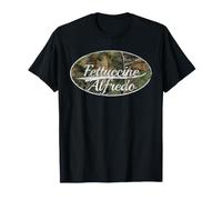 Fettuccine Alfredo Funny Pasta Camo Classic Design Maglietta