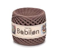 Fettuccini Zpagetti Style, 7-9 mm Tshirt Filato per uncinetto, Filato a T Biologico, Filato a T Macramè, Filato a nastro 100% cotone, Filato Jersey, Cacao