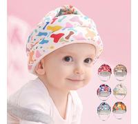 Fettwal Caschetto Primi Passi, Primi Passi Per Bambini, Casco Per Bambini, Adatto a bambini da 0.5 a 3 anni, Casco Bambina Bambino Ragazzino (Caramelle Arcobaleno)