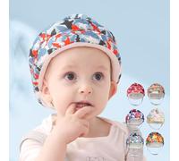Fettwal Caschetto Primi Passi, Primi Passi Per Bambini, Casco Per Bambini, Adatto a bambini da 0.5 a 3 anni, Casco Bambina Bambino Ragazzino (Squalo Carino)