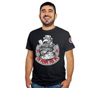 Feudalesimo e Libertà c'è Peste per Te - T-Shirt Uomo - Black Plague - Medioevo - Maglietta a Manica Corta 100% Cotone Organico - XL