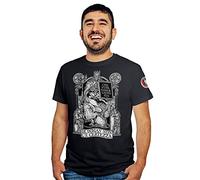 Feudalesimo e Libertà Chi Vuol Esser lieto Sia del doman Non c'è certezza - T-Shirt Uomo - Carnevale - Memento Mori - Maglietta a Manica Corta Nera 100% Cotone Organico - XXL