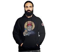 Feudalesimo e Libertà Giustiniano - Make Rome Great Again - Felpa Unisex - Impero Romano - Storia - Felpa Nera con Cappuccio - S