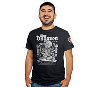 Feudalesimo e Libertà Nino Dungeon - T-Shirt Uomo - Gioco di Ruolo - Maglietta a Manica Corta 100% Cotone - L