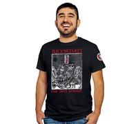 Feudalesimo e Libertà Ricordati Che Devi Morire - T-Shirt Uomo - Memento Mori - Teschio - Maglietta Nera a Manica Corta 100% Cotone Organico - S