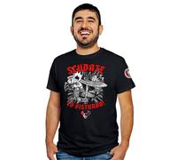 Feudalesimo e Libertà Scudate Lo Disturbo - T-Shirt Uomo - Medioevo - Combattimento - Maglietta a Manica Corta 100% Cotone Organico - XL