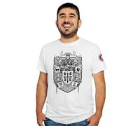 Feudalesimo e Libertà SOS Bator Cadderis - T-Shirt Uomo - Sa Die de sa Sardigna - Sardegna - Maglietta a Manica Corta 100% Cotone Organico - XL