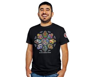 Feudalesimo e Libertà The Gothic CATShedral Movement - T-Shirt Uomo - Gatto - Cat - Maglietta a Manica Corta 100% Cotone Organico - M