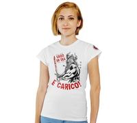 Feudalesimo e Libertà Vado in Ira... E CARICO! - T-Shirt Donna - D&D - Gioco di Ruolo - Fantasy - Maglietta a Manica Corta 100% Cotone Organico - L