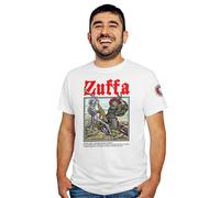 Feudalesimo e Libertà Zuffa - Parole Longobarde - T-Shirt Uomo - Barbero - Medioevo - Maglietta a Manica Corta 100% Cotone Organico - S