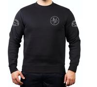 FEUER1 Felpa Nera, L.A.P.D. SWAT, California, Design a Patch, Nero , M
