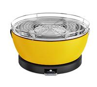 Feuerdesign Vesuvio Grill E Pinza Per Barbecue, Diametro 33 Cm, Lavabile In Lavastoviglie, Ventola Rimovibile, Borsa Per Trasporto Inclusa, Giallo