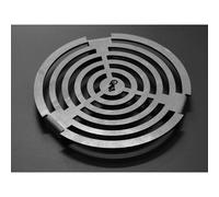 Feuerplatte/Griglia 60cm/80cm Di 5mm/100cm Di 6mm Acciaio/Acciaio Inox