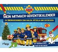 Feuerwehrmann Sam - Mein Mitmach-Adventskalender: 24 Überraschungen zum Malen, Rätseln und Entdecken. Mit Sicherheitstipps rund um den Winter. Ab 4 Jahren