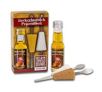Feuerzangentasse Bastoncini da zucchero, 2 bastoncini da zucchero, con rum d'oltremare da 20 ml | bastoncini di zucchero originali per Feuerzangenbowle