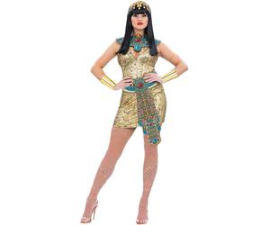 Fever 83031L Costume egiziano, oro, 16-18